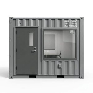 10ft Container Office – Converted – Gray