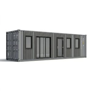 40ft Customized Container Home – Finished Conversion – Gray